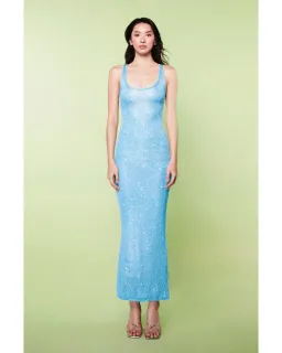 Asta Resort Ana Dress Baia Blue Sequin Size AU 10 for rent on The Volte - image 1
