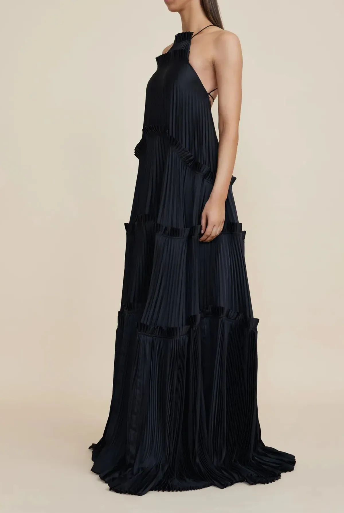 Acler Bassett Gown Black Size 8 - Image 2