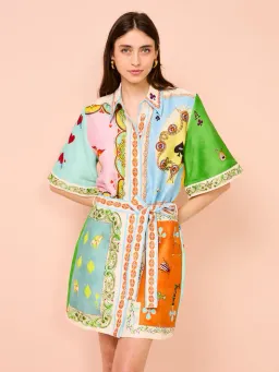 Alemais Rummy Mini Dress In Multi Size 14 for rent on The Volte - image 2