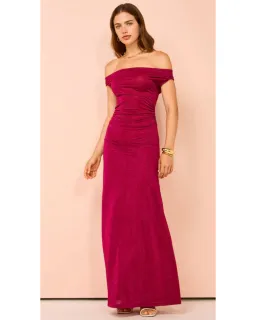 Dominique Healy Vera To The Floor Dress Red/Pink Size AU 8 for rent on The Volte - image 1