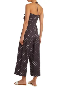 Zimmermann Prima Dot Jumpsuit Blue White Spot Size 2 / AU 12 for rent on The Volte - image 2