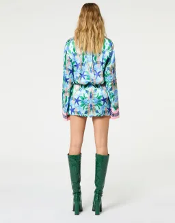 Muma World Quandong Illustrated Mini Shirt Dress Print Size 8 for rent on The Volte - image 2
