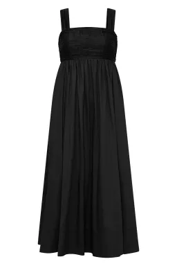 Aje Nova Tie Back Midi Dress Black Size 12  for rent on The Volte - image 3