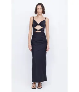 Bec & Bridge Mari Lou Knot Dress Black Size 12  for rent on The Volte - image 1