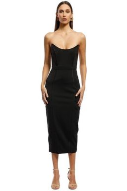 Misha Black Lea Dress size 8 for rent on The Volte - image 1