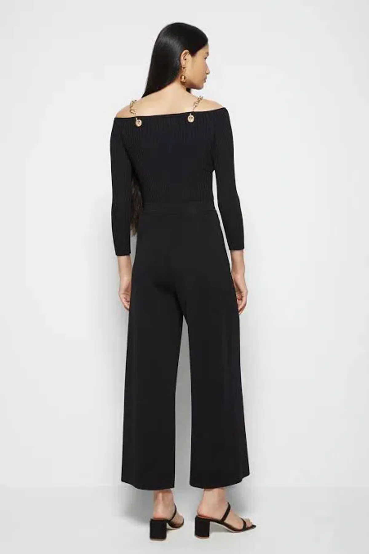 Jonathan Simkhai Quinn Off Shoulder Top Black Size 10 - Image 3