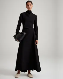 Camilla and Marc Otava Midi Dress Black Size 12 for rent on The Volte - image 1