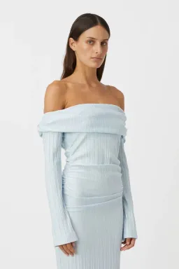 Camilla and Marc Shaw Midi Dress in Sky Blue Size 6 for rent on The Volte - image 3