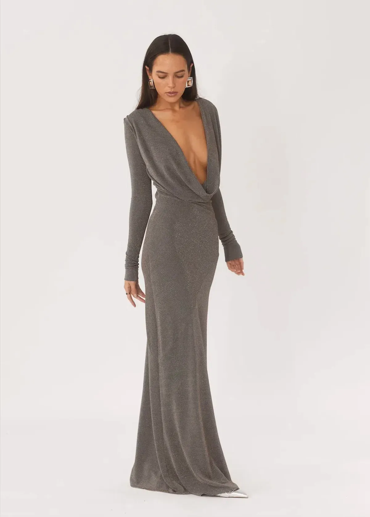 Arcina Ori Jen Dress Grey Size M / AU 10 - Image 6