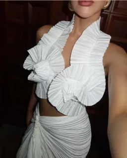 Cult Gaia Adilia Top and Sonoma Skirt Set Off White Size 6 for rent on The Volte - image 3