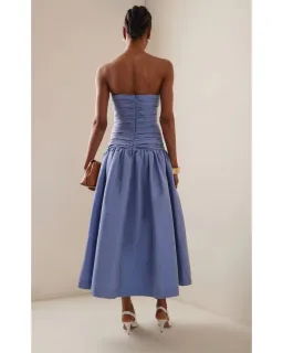 Rachel Gilbert Banks Dress in Cornflower Size AU 8 for rent on The Volte - image 3