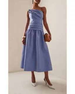 Rachel Gilbert Banks Dress in Cornflower Blue Size AU 10 for rent on The Volte - image 1