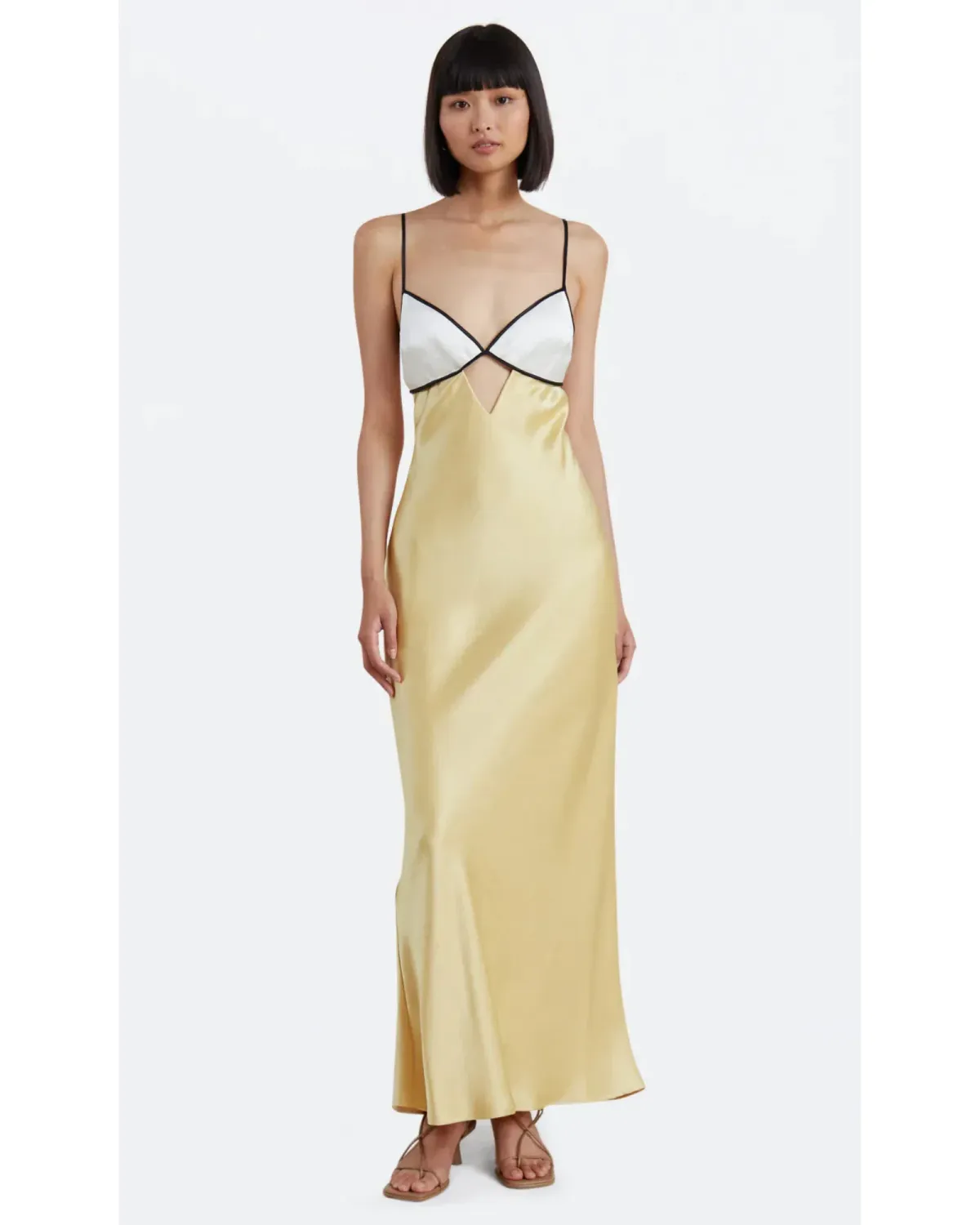 Bec & Bridge Nadia Bustier Dress Champagne/Straw Size AU 6 - Image 3