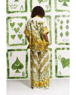 Alemais Gisela Shirt Size AU 8 and Pant Set Size 10 Print   for rent on The Volte - image 2