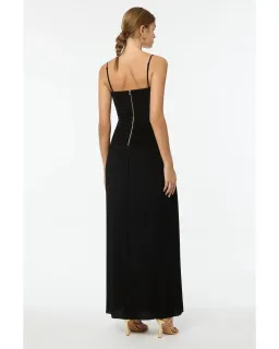Manning Cartell Double Time Pleat Dress Black Size AU 6 for rent on The Volte - image 4