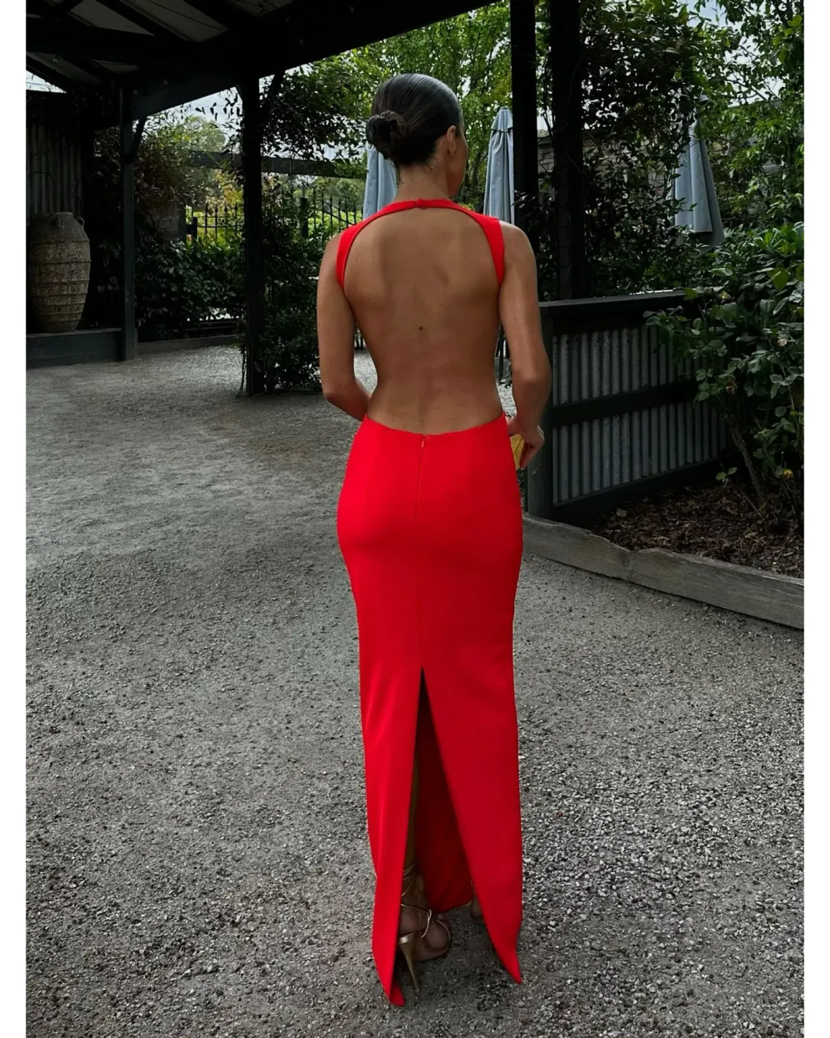 Effie Kats Valencia Gown Red Size XS / AU 6 - Image 3