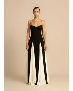 Arcina Ori Paloma Dress Black/White Size AU 8 for rent on The Volte - image 1