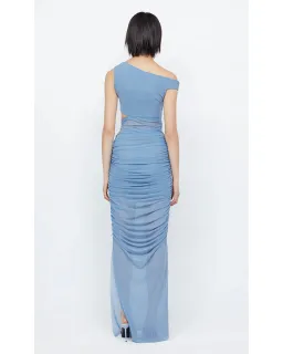 Bec and Bridge Whorl Asym Dress Meridian Blue Size AU 10 for rent on The Volte - image 3
