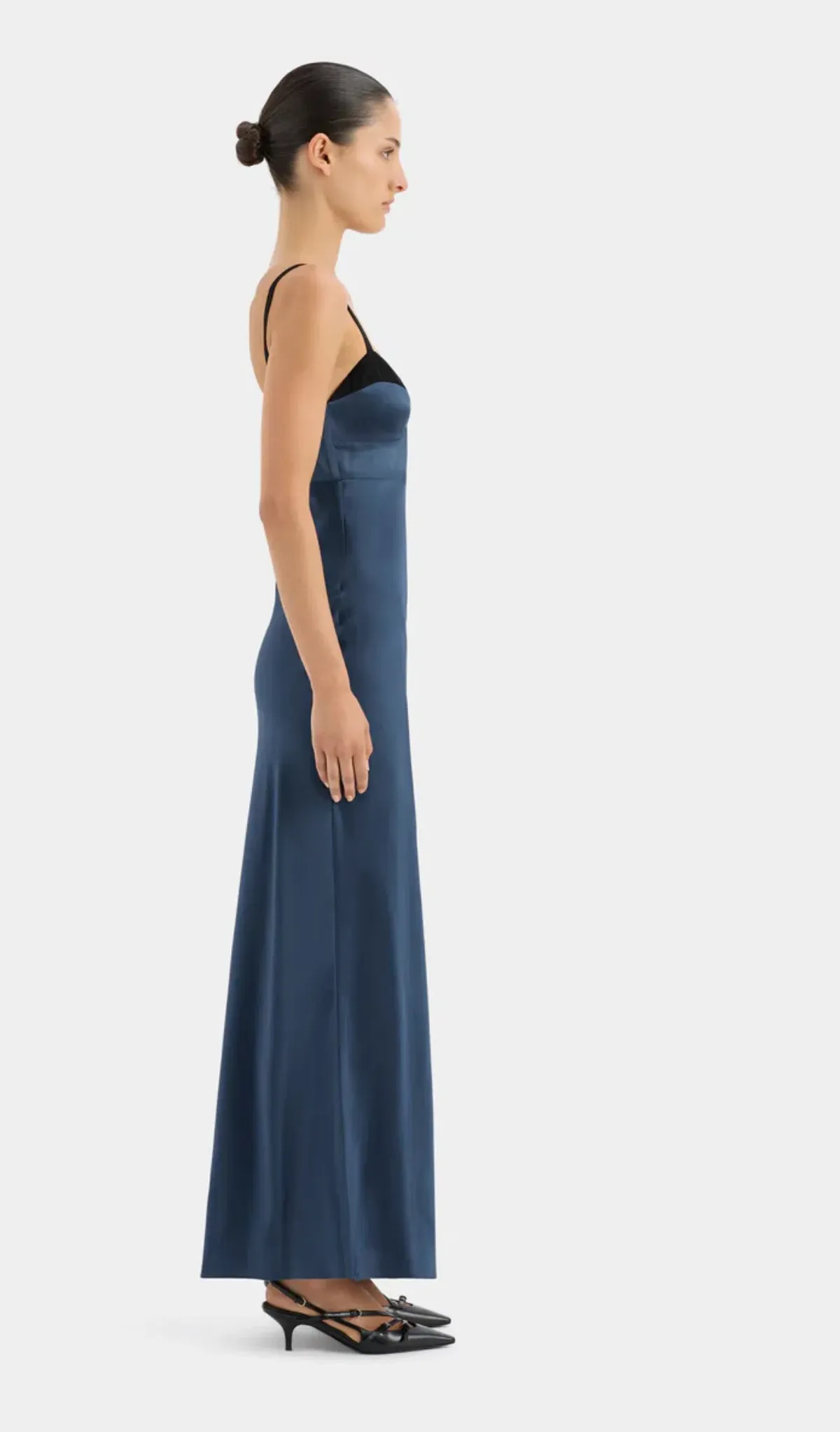 Sir The Label Depeche Balconette Gown Blue Size 3 / AU 12 - Image 2