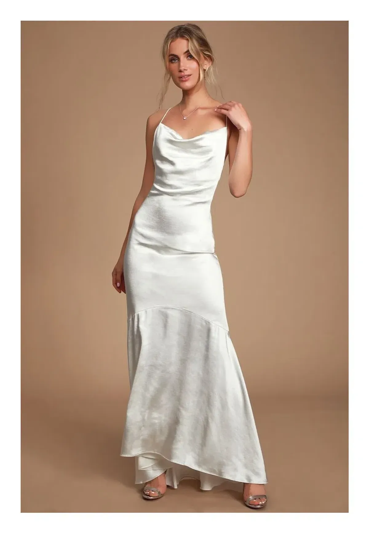 Elliatt Aisle Maxi Dress White Size 8 - Image 1