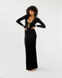 Arcina Ori Aston Dress Black Size 8  for rent on The Volte - image 1