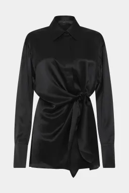 Sir the Label Sorrento Shirt Dress in Black Size AU 8 for rent on The Volte - image 3