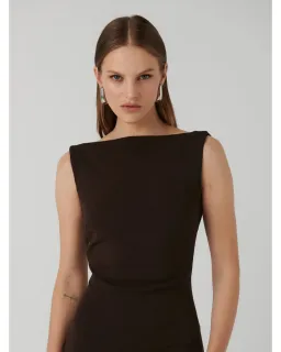 Effie Kats Verona Gown in Coffee Size AU 14 for rent on The Volte - image 2