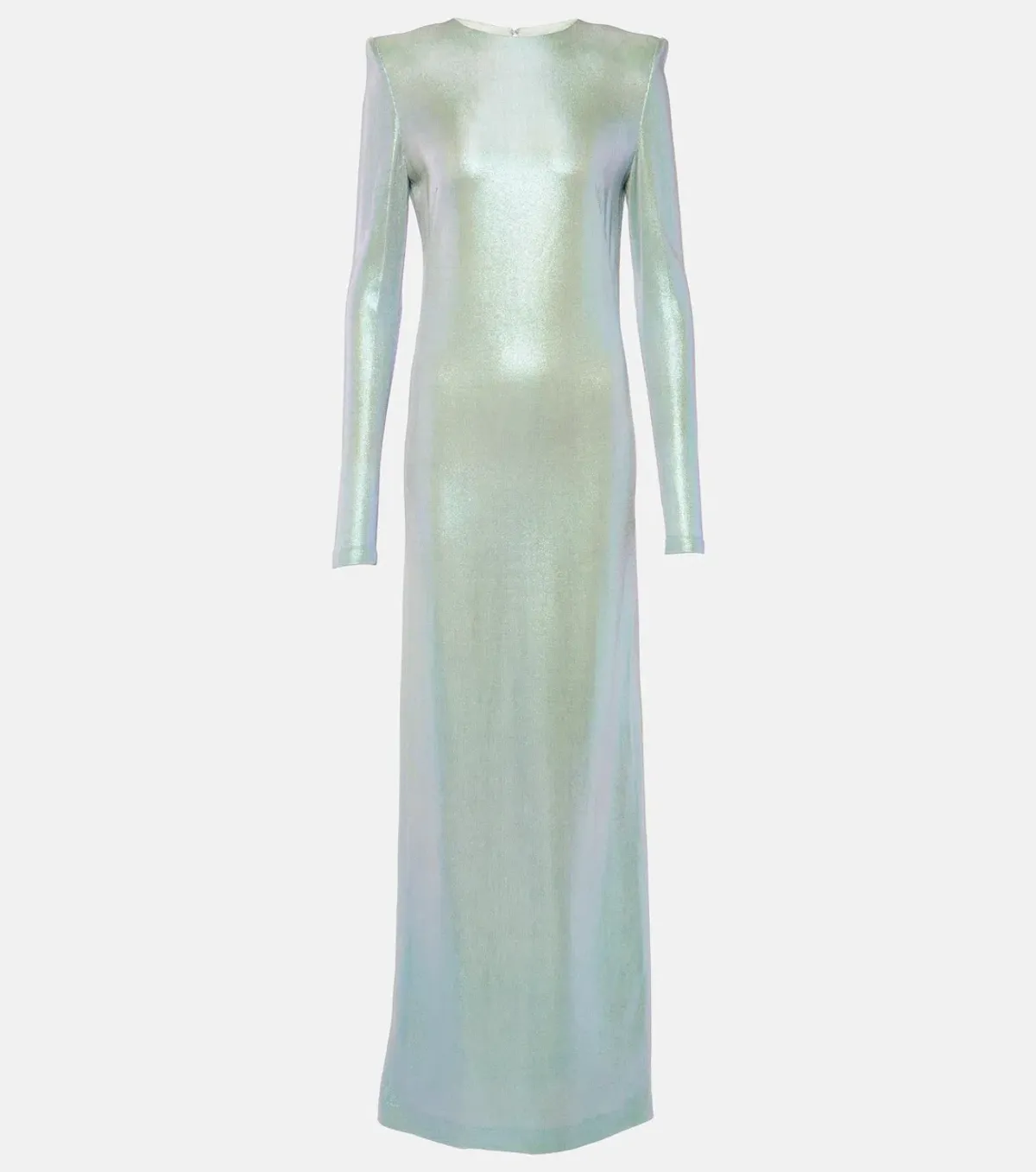 Galvan Frieze Long Sleeve Gown Iridescent Size 8 - Image 5