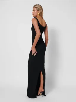 Effie Kats Natalya Gown Black Size Size 10 for rent on The Volte - image 4
