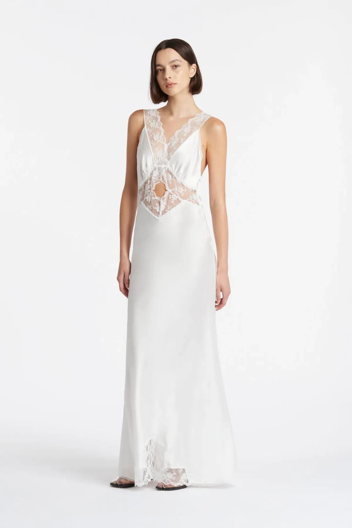 Sir the Label Aries Cut Out Dress Ivory Size 8 - Image 1