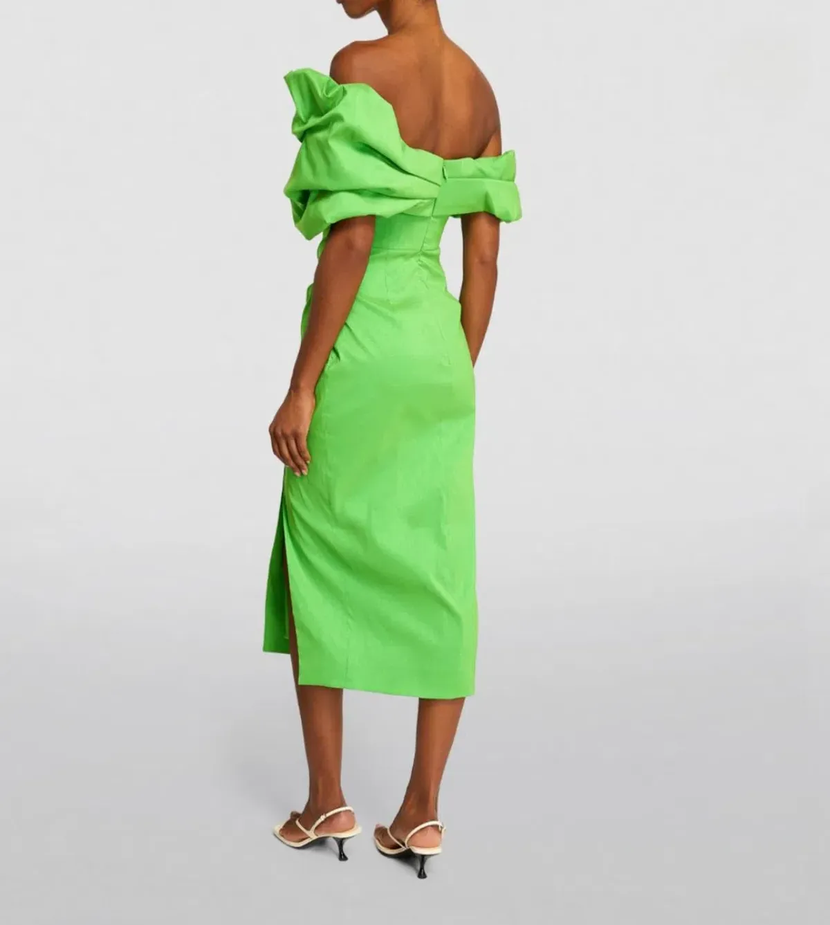 Rachel Gilbert Gia Midi Dress Green Size 5 / AU 16 - Image 2