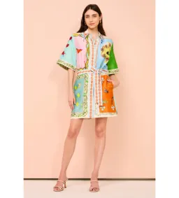 Alemais Rummy Mini Dress Multi Size 12  for rent on The Volte - image 1