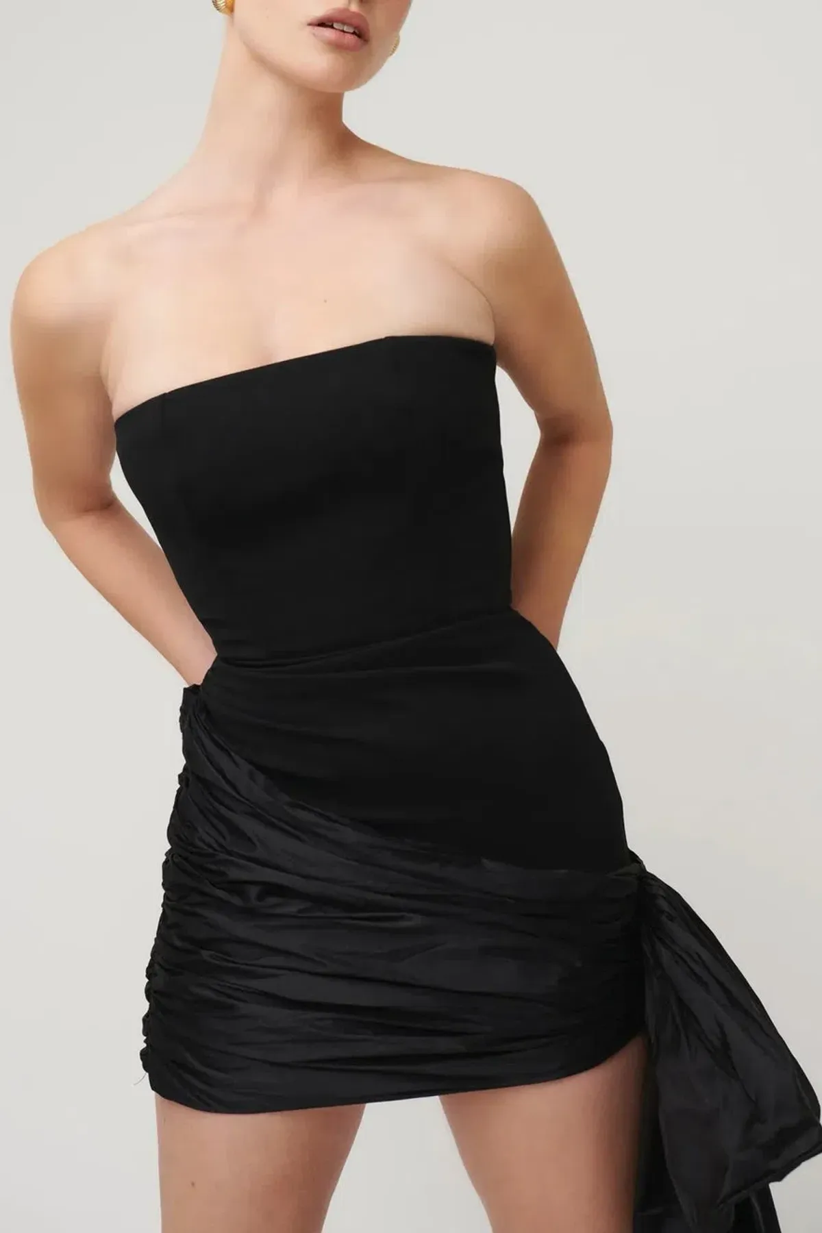Effie Kats Nada Mini Dress Black Size 8 - Image 2