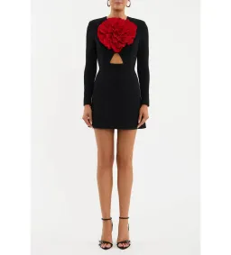 Rebecca Vallance Rhosen Mini Dress Black Size 12 for rent on The Volte - image 1