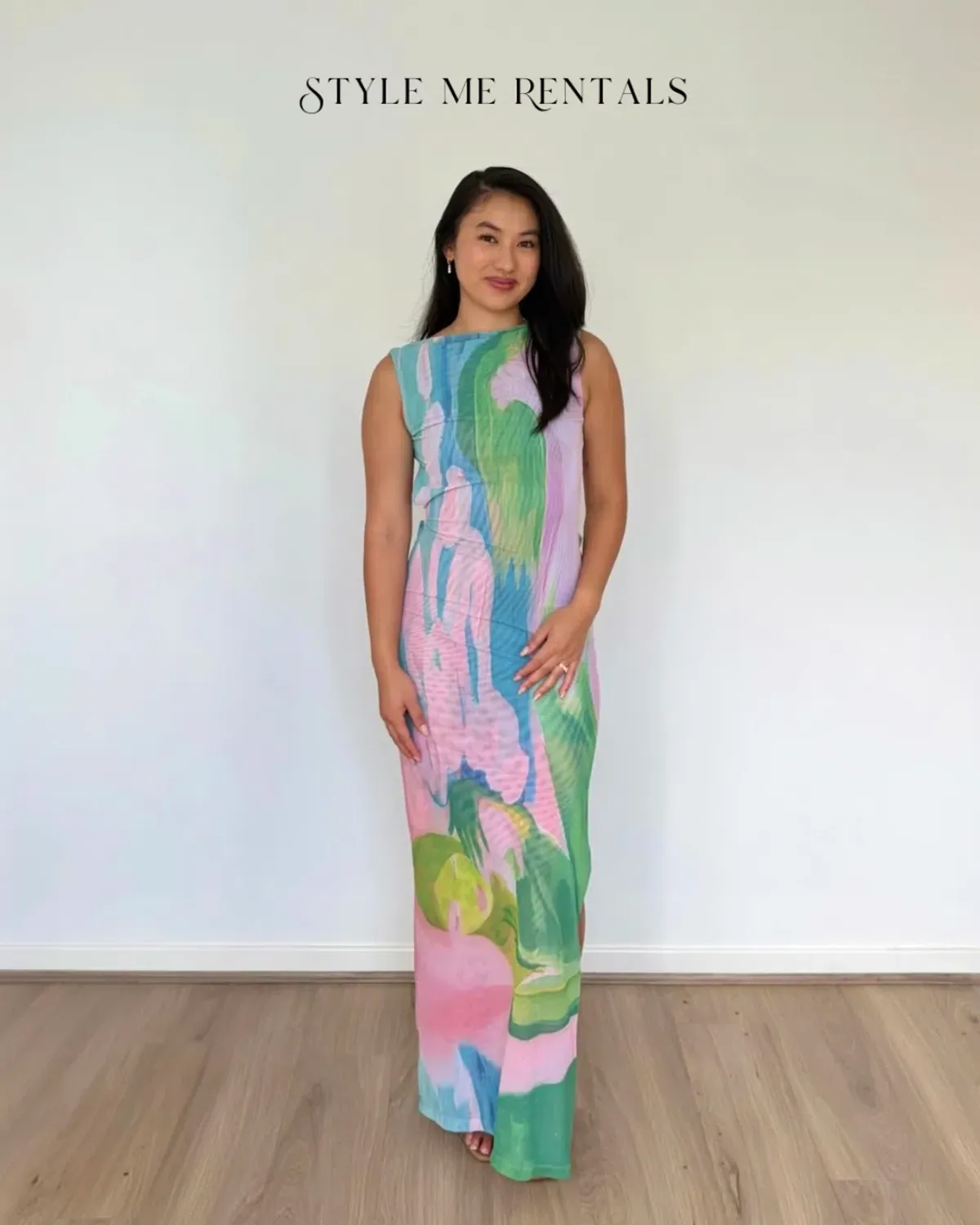Jefre Sèi Luelle Midi Dress Gaia Print Size S - Image 2