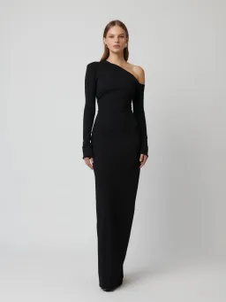 Effie Kats Cayley Gown Black Size S / AU 8 for rent on The Volte - image 2