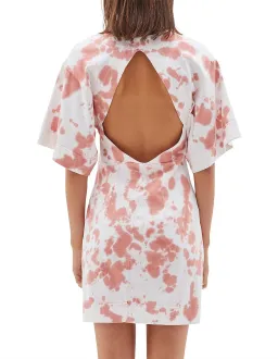 Bassike Double Jersey S/S Tie Dye Dress Print Size XS / AU 6 for rent on The Volte - image 4