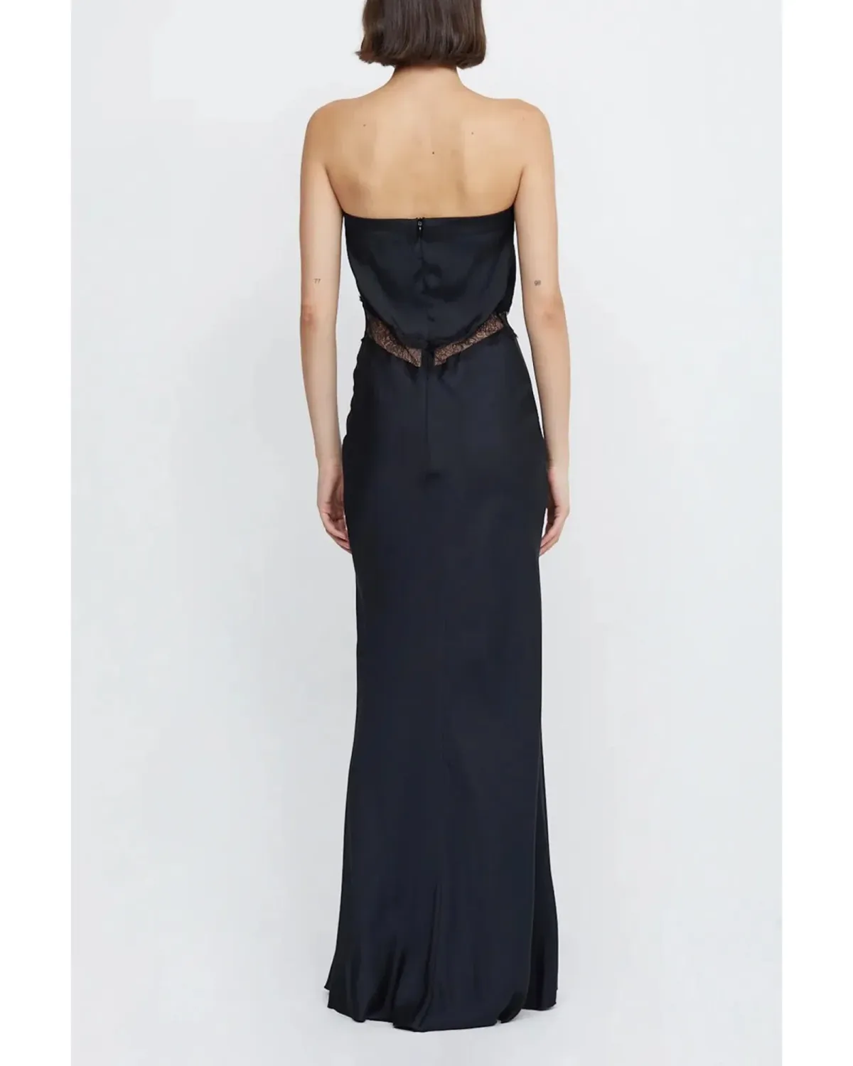 Bec & Bridge Spencer Lace Strapless Maxi Dress Black Size S / AU 8 - Image 3