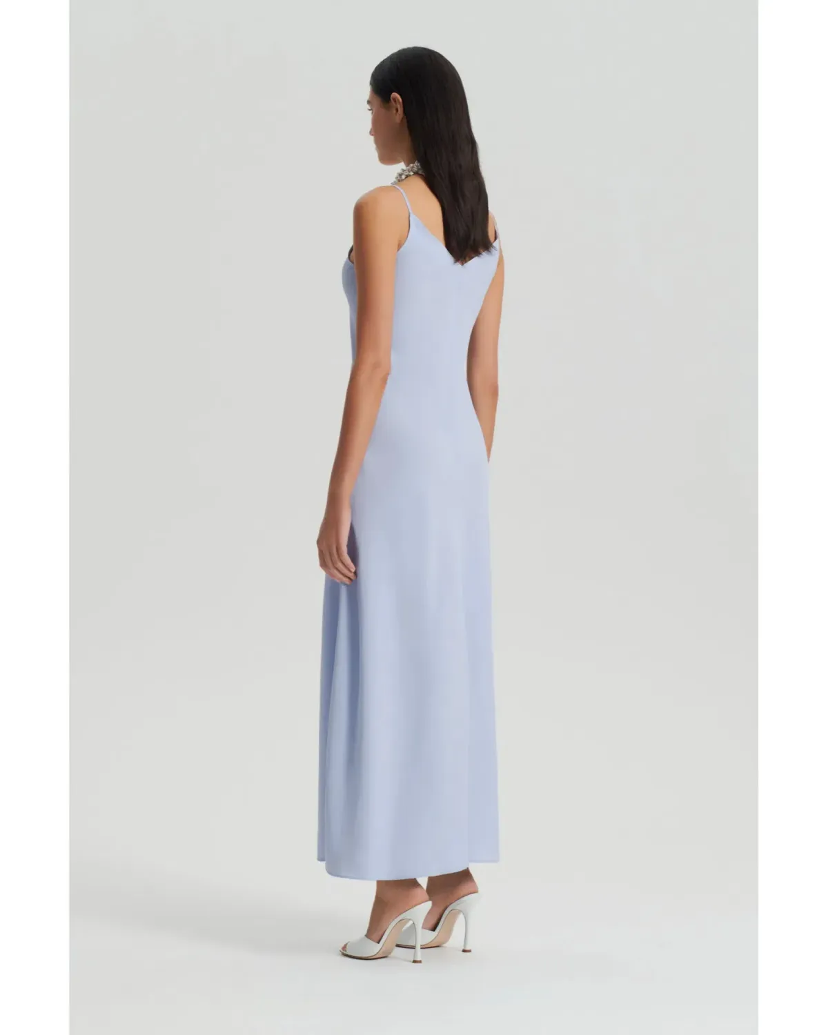 Scanlan Theodore Viscose Slip Dress Aquatic Size AU 6 - Image 3