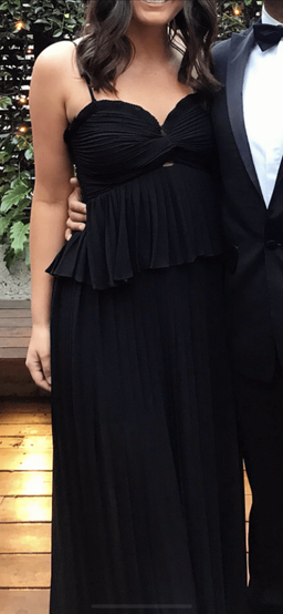 Shona Joy Botticelli Palazzo Jumpsuit Black Size 8 for rent on The Volte - image 4