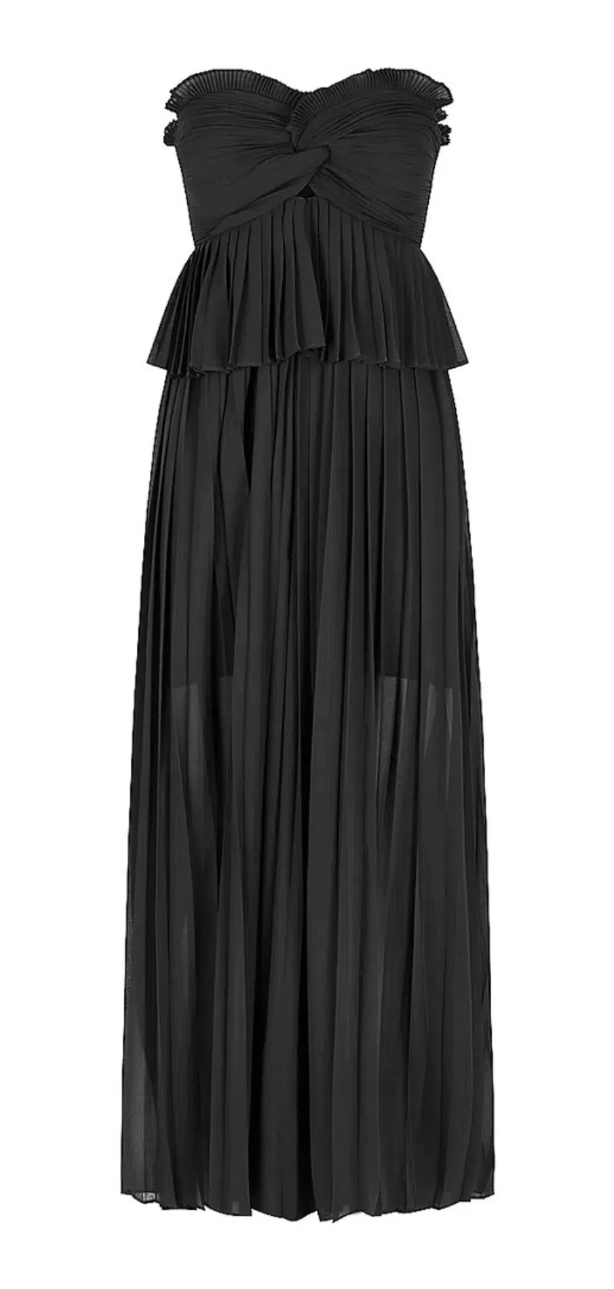 Shona Joy Botticelli Palazzo Jumpsuit Black Size 8 - Image 3