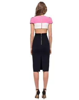 Yeojin Bad Luna Midi Dress Multi Size 8 for rent on The Volte - image 3