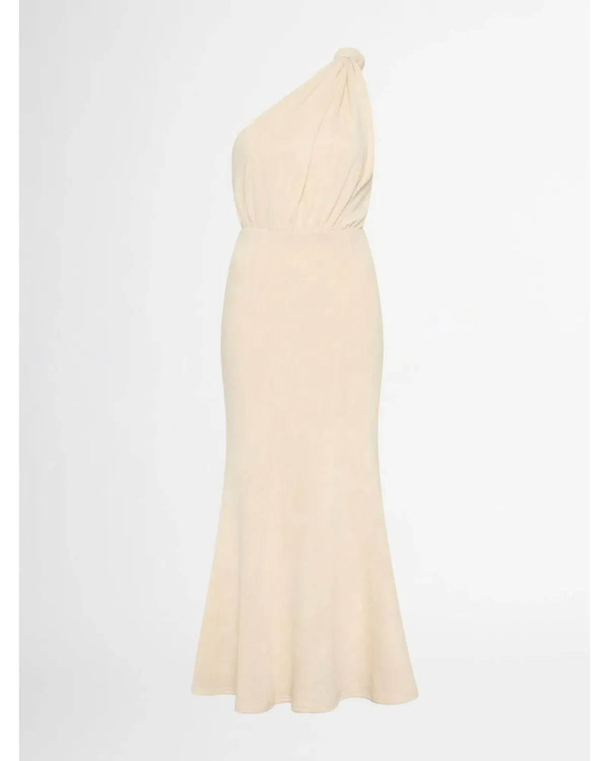 Sheike Freedom One-Shoulder Dress Neutral Size AU 8 - Image 4
