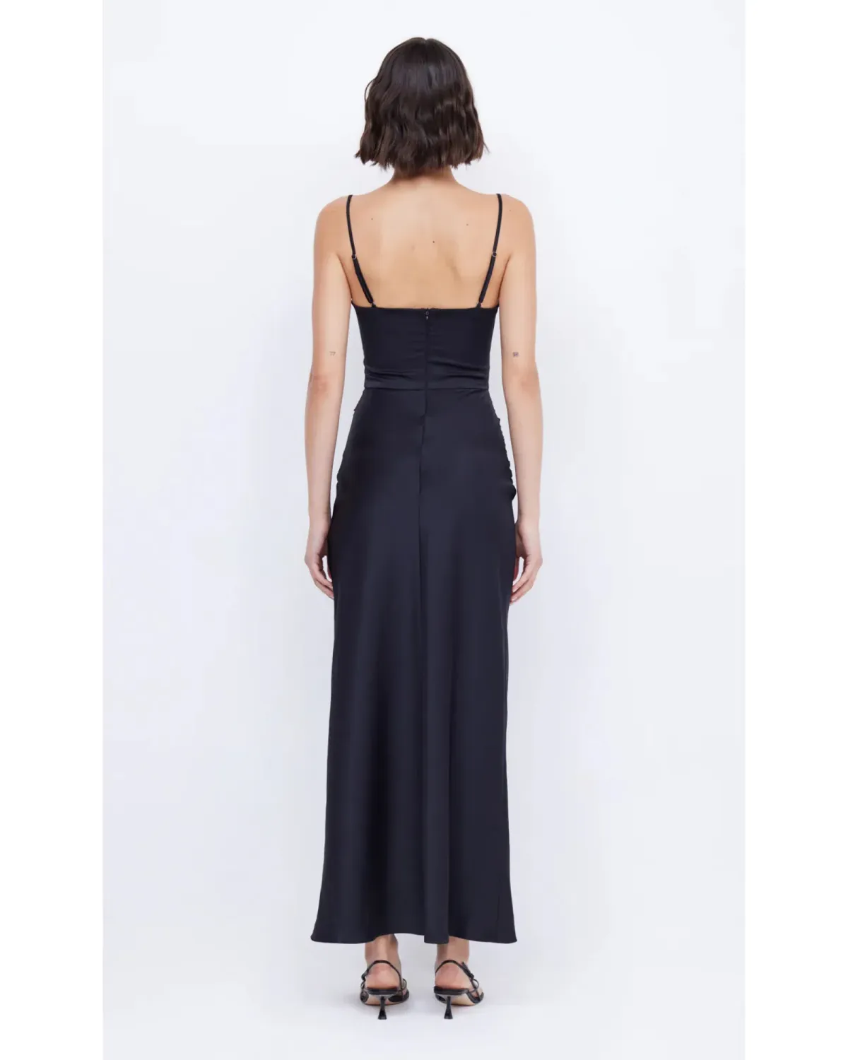 Bec & Bridge Mari Lou Knot Dress Black Size AU 6 - Image 3
