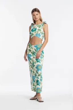 Sir the Label Alexandre Midi Skirt Print Size 2 | AU 10 for rent on The Volte - image 1