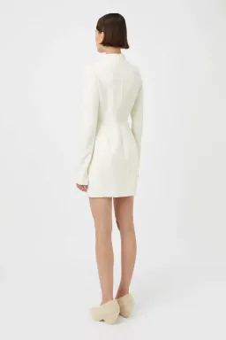 Camilla and Marc The Portico Mini Dress Cream Size 10  for rent on The Volte - image 3