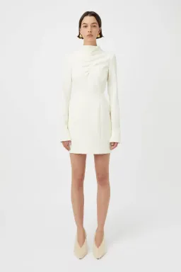 Camilla and Marc The Portico Mini Dress Cream Size 6 for rent on The Volte - image 1