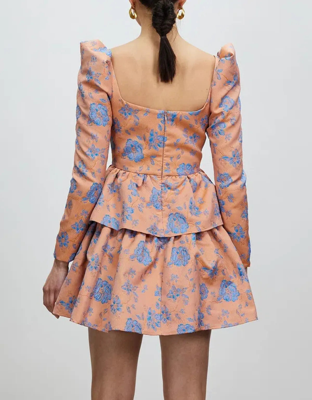 Nicola Finetti Lolly Mini Dress Multi Floral Size 10 - Image 4