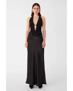 Misha Celine Maxi Gown Black SIze 10 for rent on The Volte - image 2
