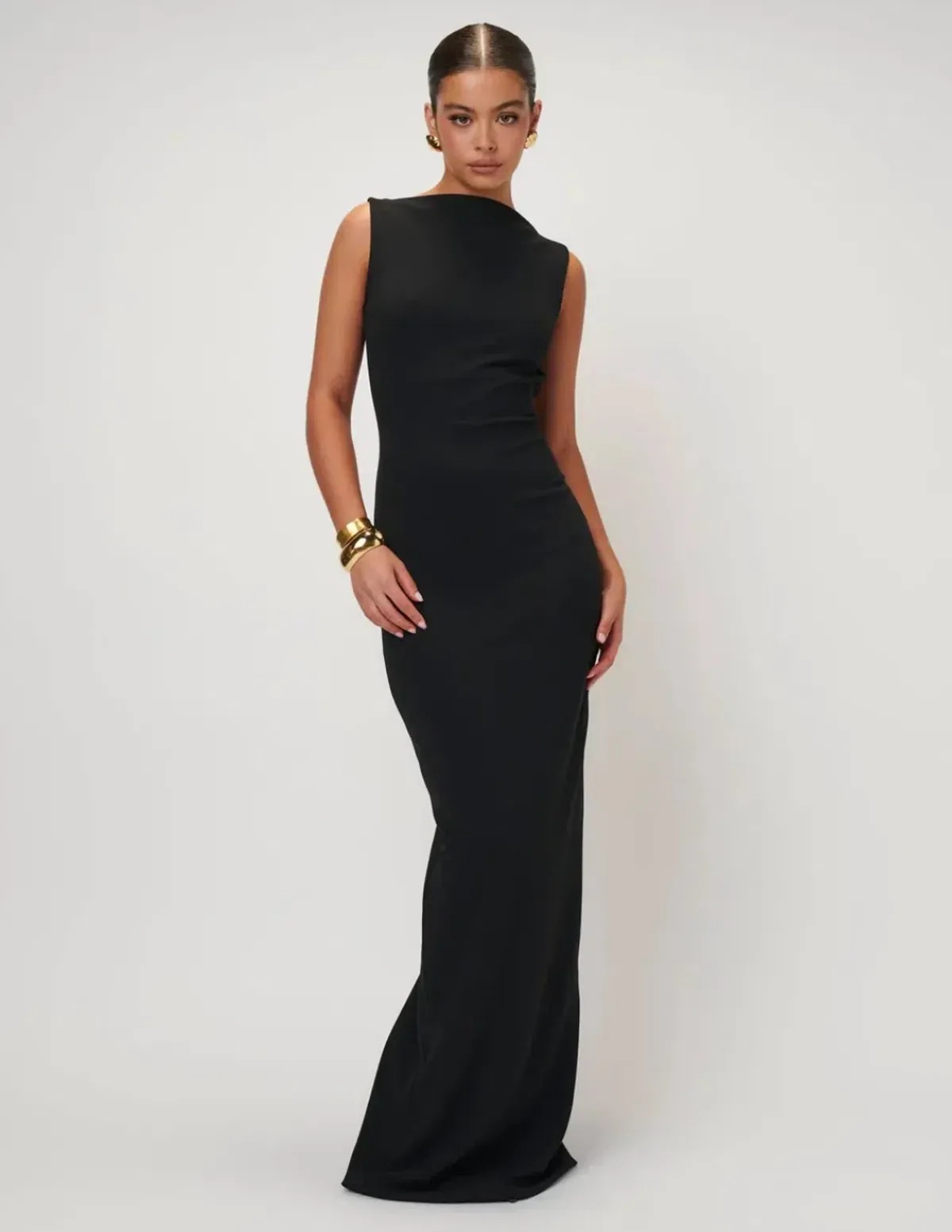 Effie Kats Verona Gown Black Size XS / AU 6 - Image 1